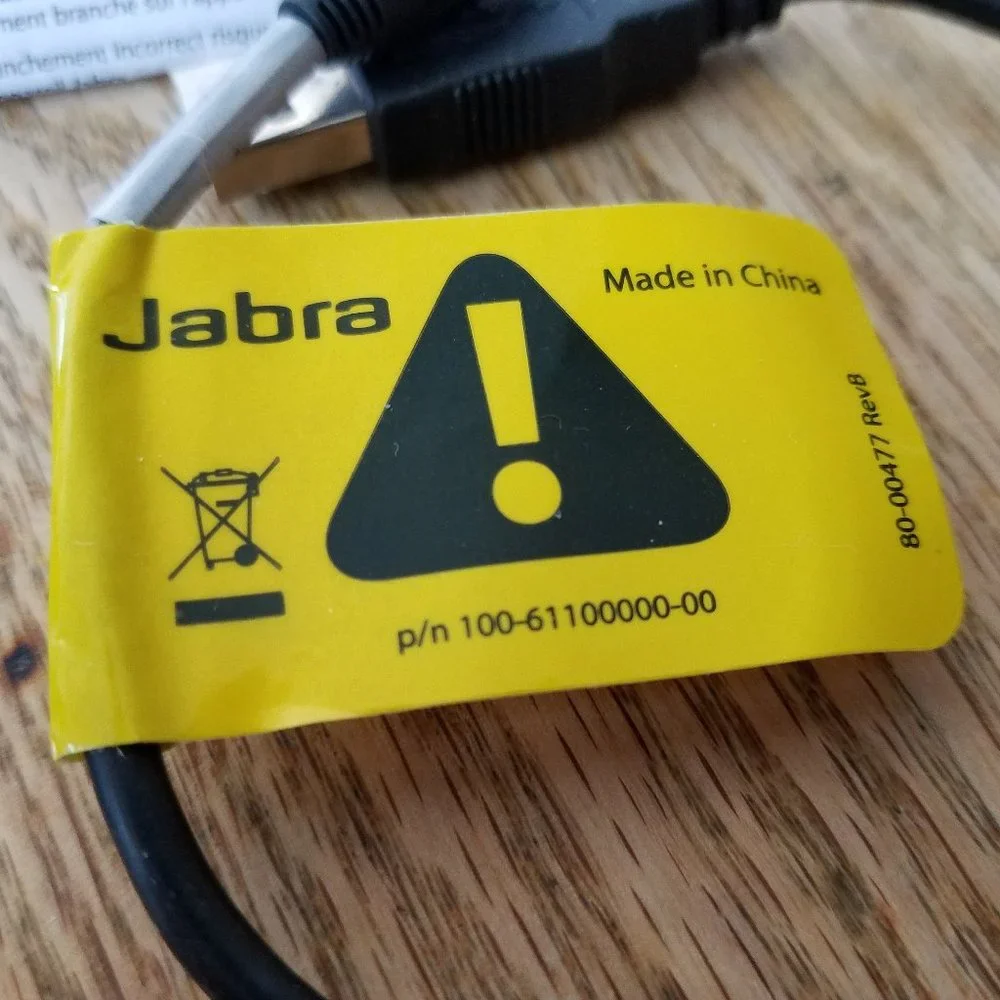 JABRA Charging Bundle (USB Cable Charging Cable and Wall Charger)